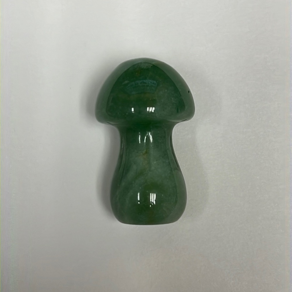 New Green Aventurine Mushroom Gemstone